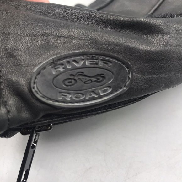 Thinsulate Leather River Road Gloves Cold Weather Motorcycle Ride HD - Picture 4 of 7